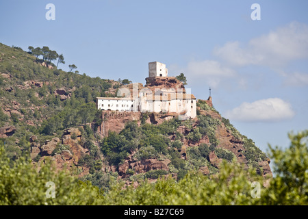 Ermita mare Deu roca Foto Stock