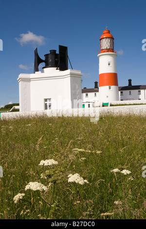 Regno Unito Tyne and Wear Sunderland Souter faro aperto 1871 mondi prima di utilizzare la luce elettrica e la sirena antinebbia Foto Stock