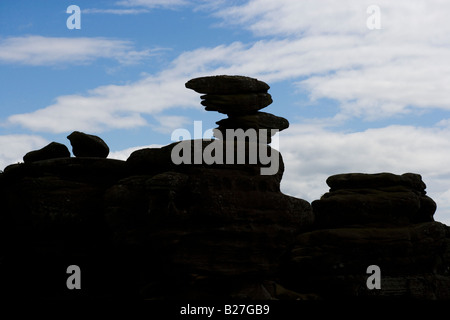 Brimham Rocks North Yorkshire Regno Unito Inghilterra Foto Stock