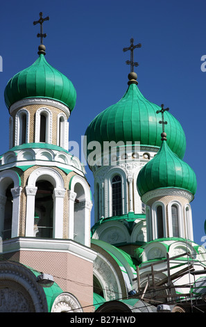 LTU capitale della Lituania Vilnius la chiesa ortodossa di San Michele e San Costantino Foto Stock