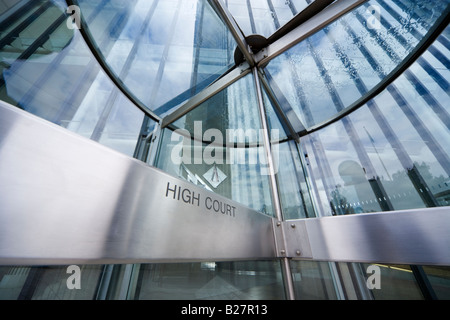 Ingresso dell Alta Corte dell'Australia, Canberra, ACT, Australia Foto Stock