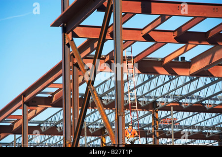 Costruzione Commerciale sito, la città di New York, New York, Stati Uniti Foto Stock