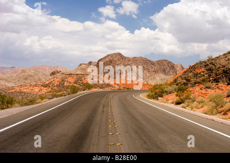 Autostrada nel deserto Foto Stock