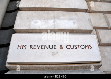 HM Revenue e dogane, Whitehall, Londra Foto Stock