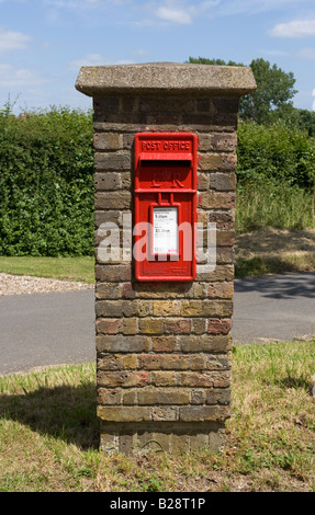 Casella postale Lee Valley Essex Foto Stock