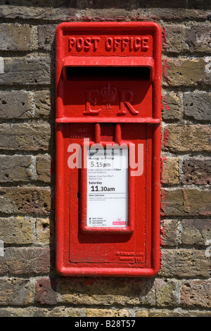 Casella postale Lee Valley Essex Foto Stock