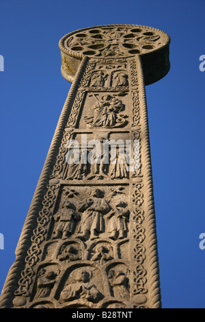 St Augustine's Cross, eretta nel 1884 per commemorare il suo arrivo in Inghilterra nel 597 d.C. Ebbsfleet, Kent, Regno Unito Foto Stock