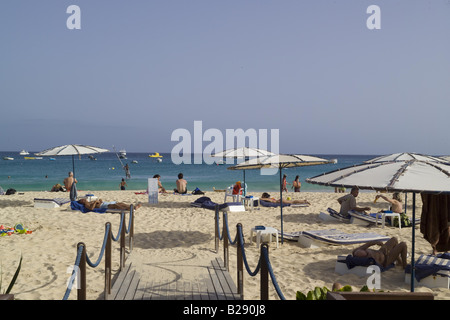 Spiaggia di Santa Maria Isola di Sal Isole di Capo Verde Foto Stock