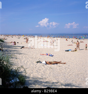 La Lettonia Jurmarla beach Data 10 06 2008 Ref ZB648 114982 0005 credito obbligatoria World Pictures Photoshot Foto Stock