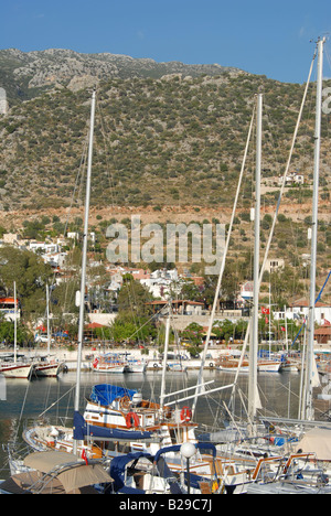 Kalkan Marina Limani Turchia Ref ZB689 112131 0055 credito obbligatoria World Pictures Photoshot Foto Stock