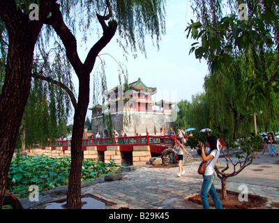 Nuovo Palazzo Estivo / Pechino Foto Stock