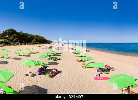 Grecia KEFALONIA Skala spiaggia principale Foto Stock