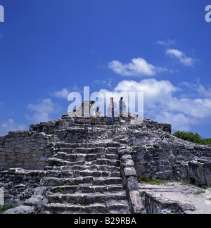 Ruinas Del Rey Cancun stato dello Yucatan Messico Ref WP JBP 2393 credito obbligatoria World Pictures Photoshot Foto Stock