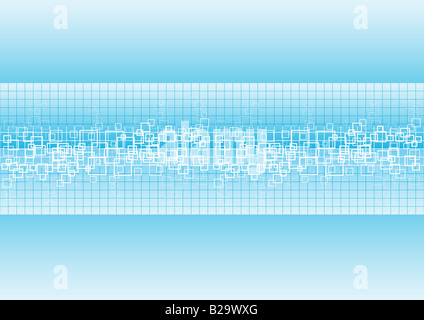 Illustrazione vettoriale di una moderna azienda astratta sfondo quadrato Foto Stock