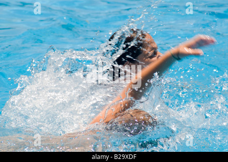 Israele Sfaim Parco acquatico divertimento estivo nuoto Foto Stock