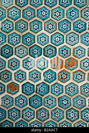 Sfondo piastrelle decorazioni orientali da Uzbekistan Foto Stock