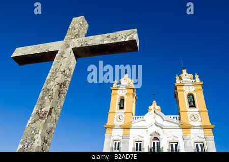 Chiesa barocca di Sra. de Aires Alentejo Portogallo Foto Stock