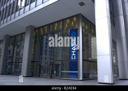 Uno Chase Manhattan Plaza di Lower Manhattan, New York. Foto Stock