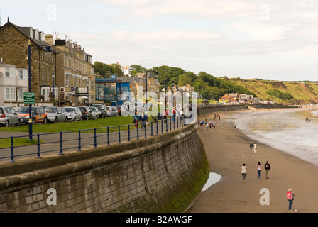 Vista dal lungomare Filey East Yorkshire Inghilterra Foto Stock