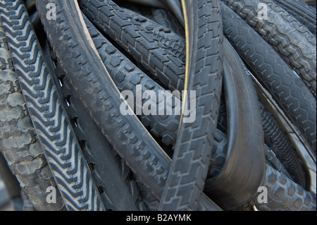 Pneumatici della bicicletta Foto Stock