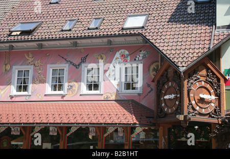 La casa dei 1000 Orologi Triberg Foresta Nera Foto Stock