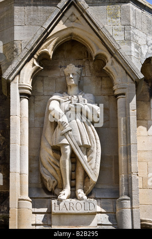 La Chiesa di Santa Croce e San Lorenzo Chiesa Parrocchiale a Waltham Abbey Essex Foto Stock