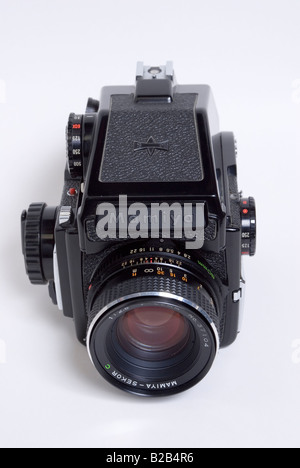 Mamiya M645 Medio Formato fotocamera a pellicola con standard di 80mm lente collegabile Foto Stock