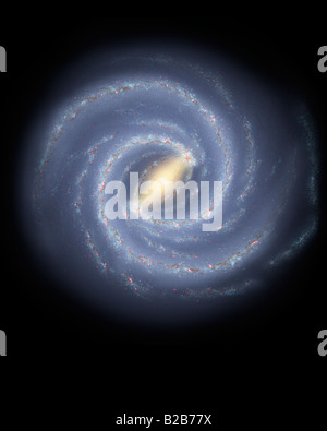 Via Lattea Foto Stock