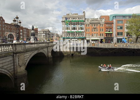 O'Connell Bridge Dublino Irlanda Foto Stock