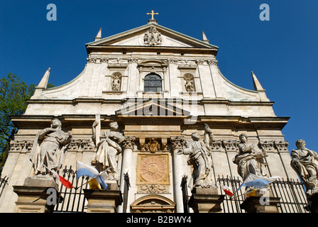 San Pietro e Paolo Chiesa, Cracovia, Sito Patrimonio Mondiale dell'UNESCO, Polonia, Europa Foto Stock