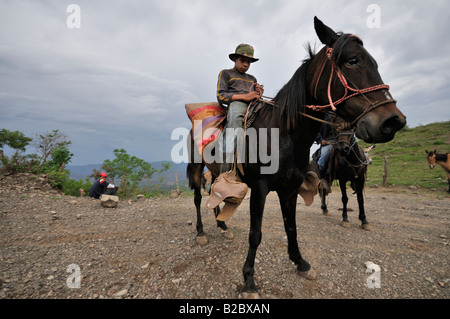 Giovane pilota, Esteli, Nicaragua america centrale Foto Stock