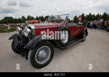 Hispano Suiza H6B Erdmann u. Rossi, e 1928, Auto d'epoca di Gala in Schwetzingen, Baden-Wuerttemberg, Germania, Europa Foto Stock