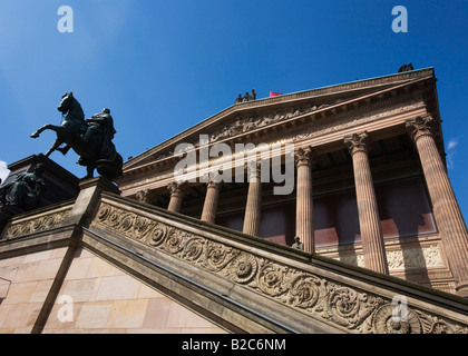 Vecchia Galleria Nazionale dell'Isola dei Musei di Berlino Mitte, Germania, Europa Foto Stock