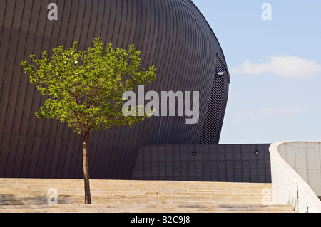 Dettaglio del Pavilhao Atlantico di un moderno edificio a cupola nel Parco delle Nazioni Lisbona Portogallo Foto Stock