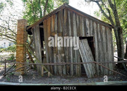 Vecchi slave quarti presso la Casa Orman stato parco Apalachicola Florida Foto Stock