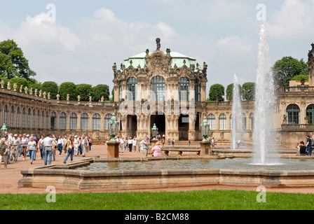 Dresda, castello Zwinger, Wallpavillon Foto Stock