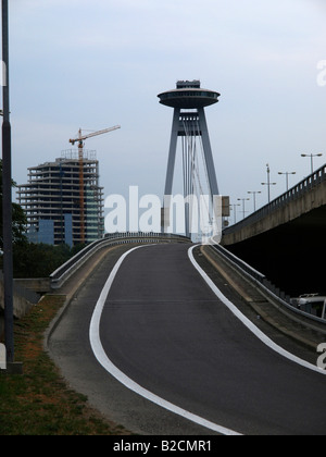 Bratislava, bridge Novi più Foto Stock