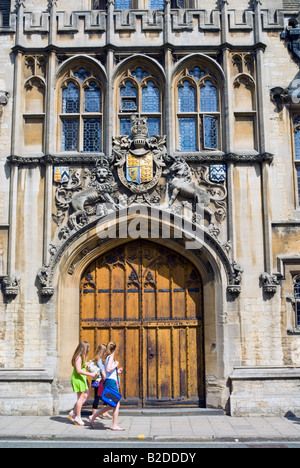 L'ingresso al Brasenose College di Oxford, Inghilterra Foto Stock