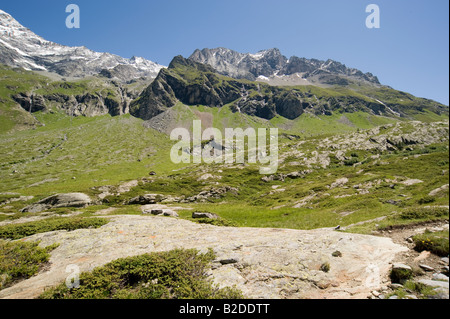 Gr5 rotta verso lac de la plagne Foto Stock