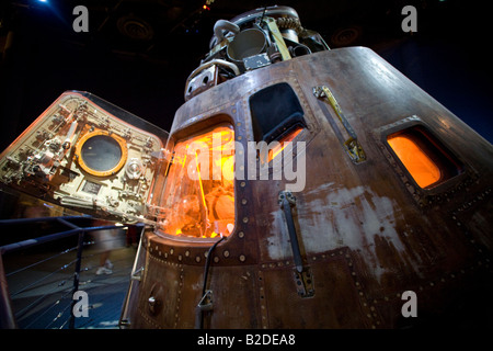 Mostra di esterno della capsula spaziale,Nazionale Aeronautica Spaziale Administration Houston Texas USA. 73217 Nasa Foto Stock