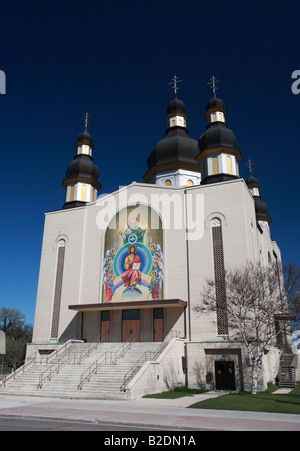 Ucraino Chiesa ortodossa in Winnipeg Foto Stock