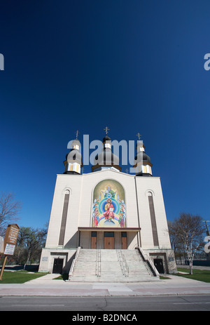 Ucraino Chiesa ortodossa in Winnipeg Foto Stock