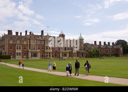 Le persone Al Sandringham House,Sandringham Estate,Sandringham,Norfolk, Inghilterra,uk (ritiro di HM la regina) Foto Stock