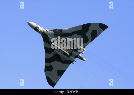 Vulcan, ritorno al cielo, programma, visto qui durante un flypassato, RAF Waddington, Open Day, Bomb Bay doors Open, payload, International, airshow, avro Foto Stock