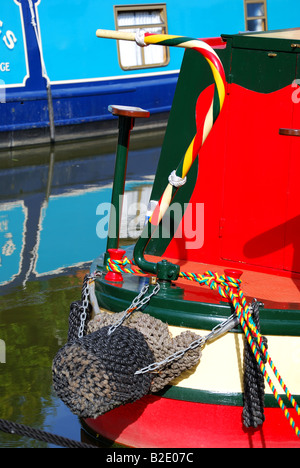 Battelli sul canale di Oxford, Banbury, Oxfordshire, England, Regno Unito Foto Stock