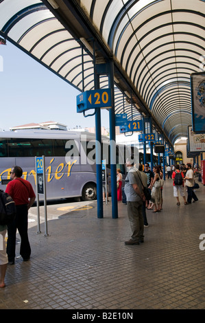 Estació del Nord Stazione degli autobus. Barcellona Foto Stock