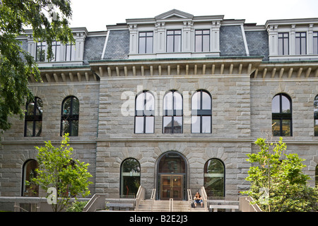 Boylston Hall presso la Harvard University di Cambridge, Massachusetts, STATI UNITI D'AMERICA Foto Stock