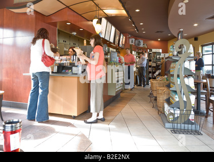 Starbucks Cafe, Watertown, Massachusetts, STATI UNITI D'AMERICA Foto Stock