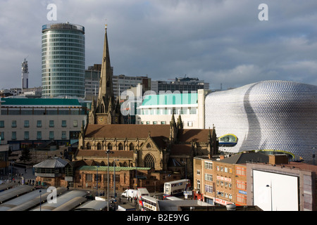 La chiesa nella città di San Martin's Church Birmingham Inghilterra Foto Stock