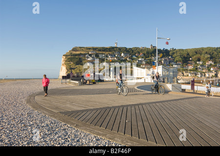 Fecamp Beach Normandia Francia Foto Stock